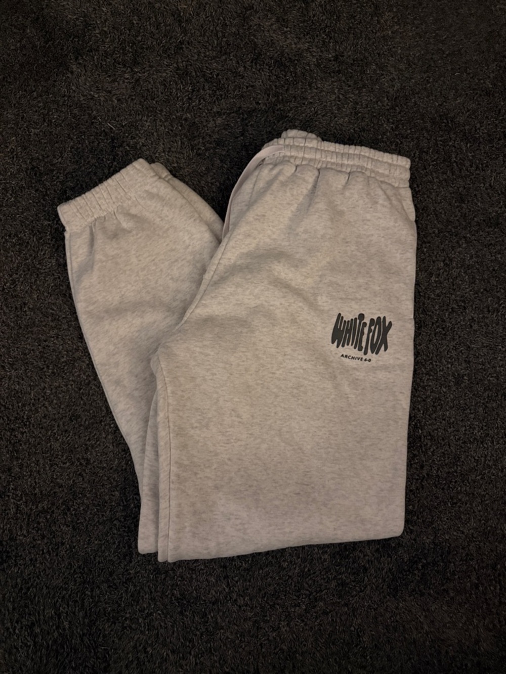 White Fox Gray Sweatpants -
